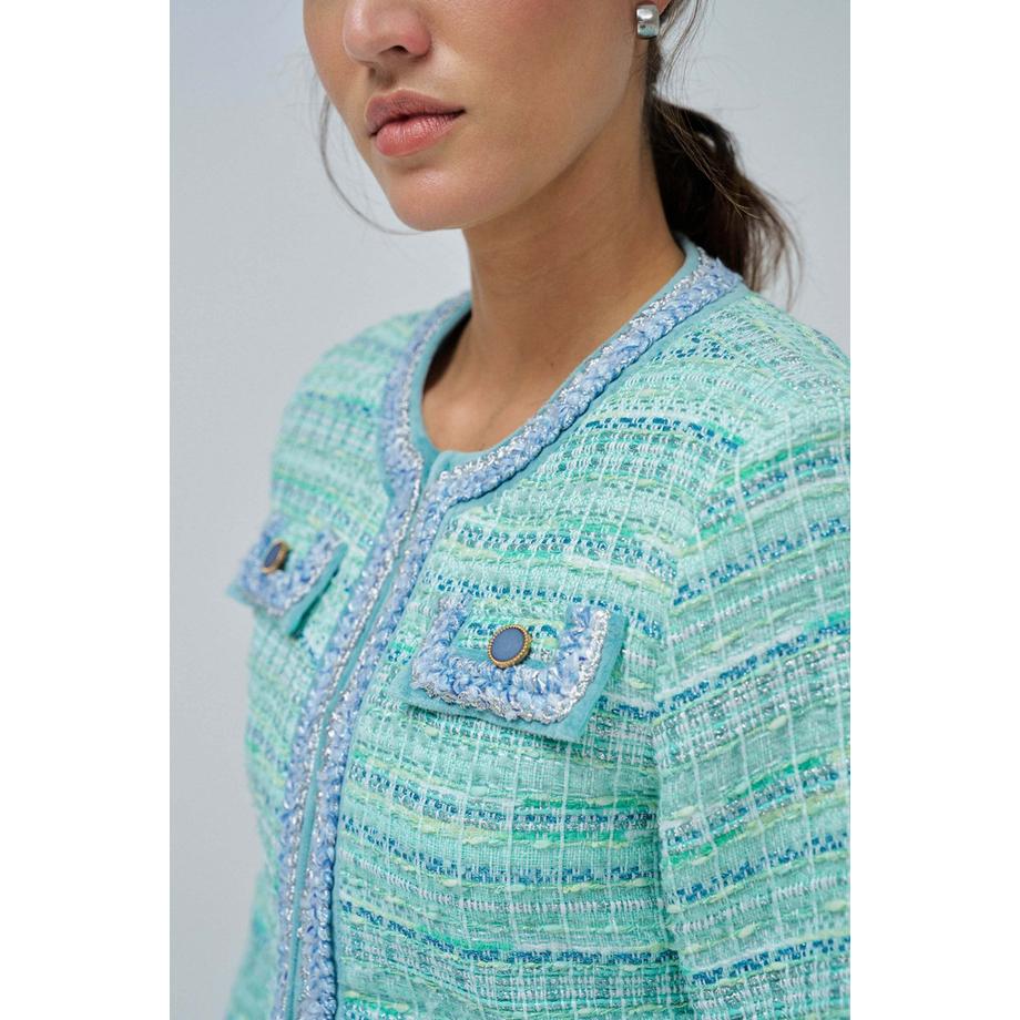 Salsa Colorful Tweed Chanel Style Giacca  