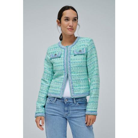Salsa Colorful Tweed Chanel Style Jacke  