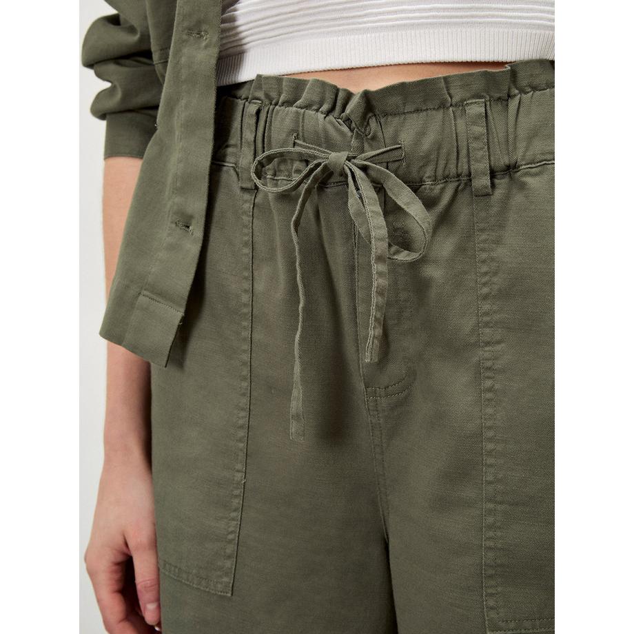 APRICOT Pantalon à taille paper bag et jambes larges  