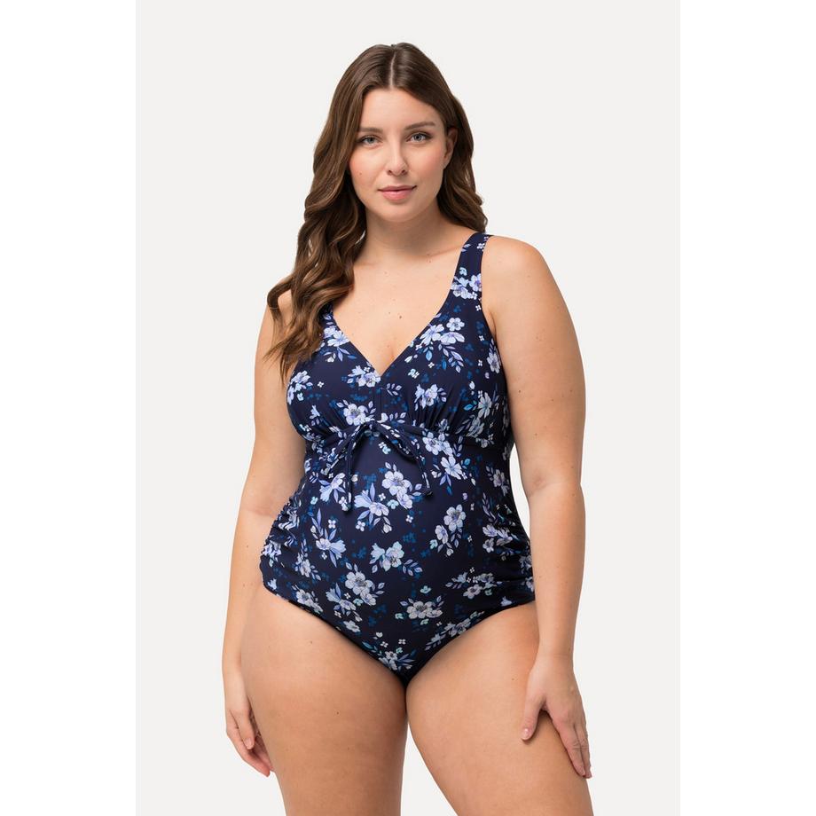 Ulla Popken Bellieva Maillot de bain de maternité fleuri  