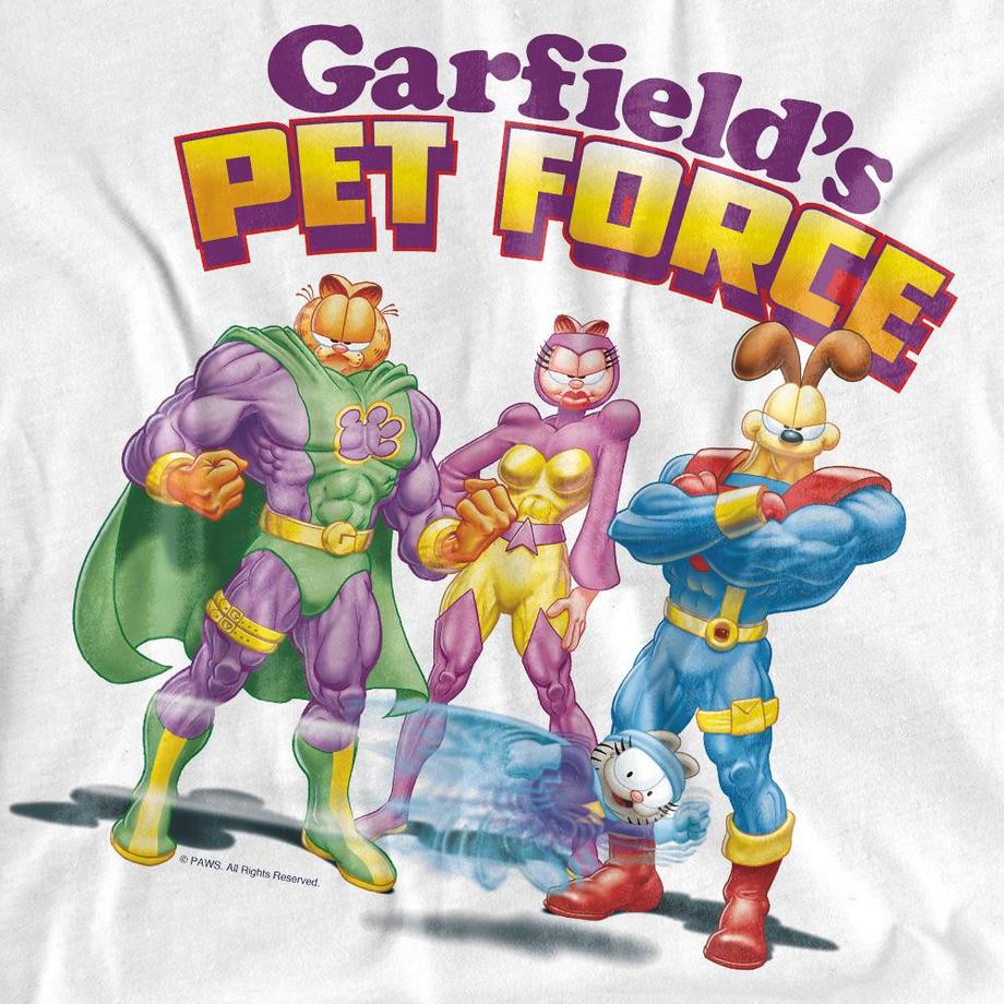 Garfield T-Shirt Heroes Await  