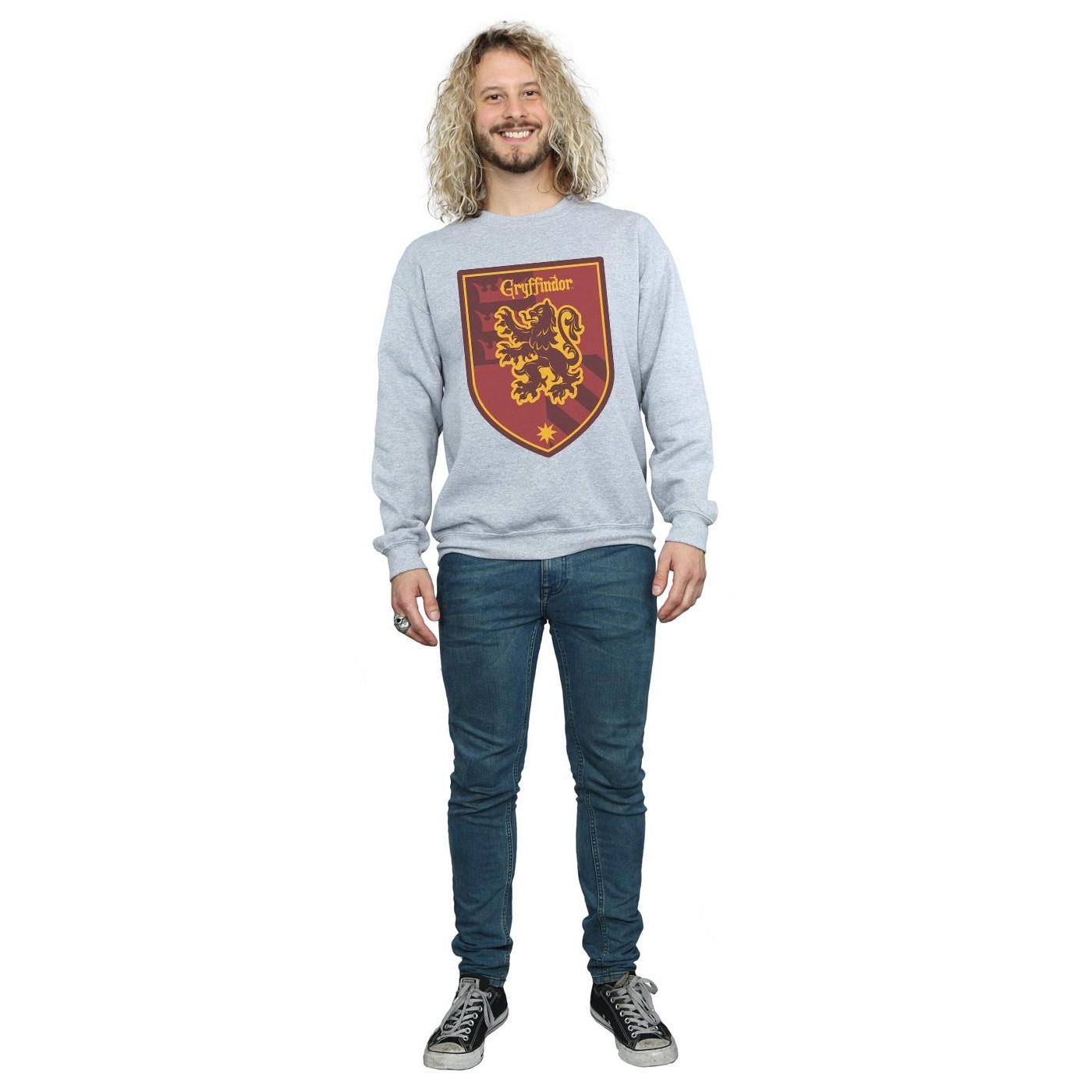 Harry Potter Gryffindor Sweatshirt Imprimé Coupe Droite  