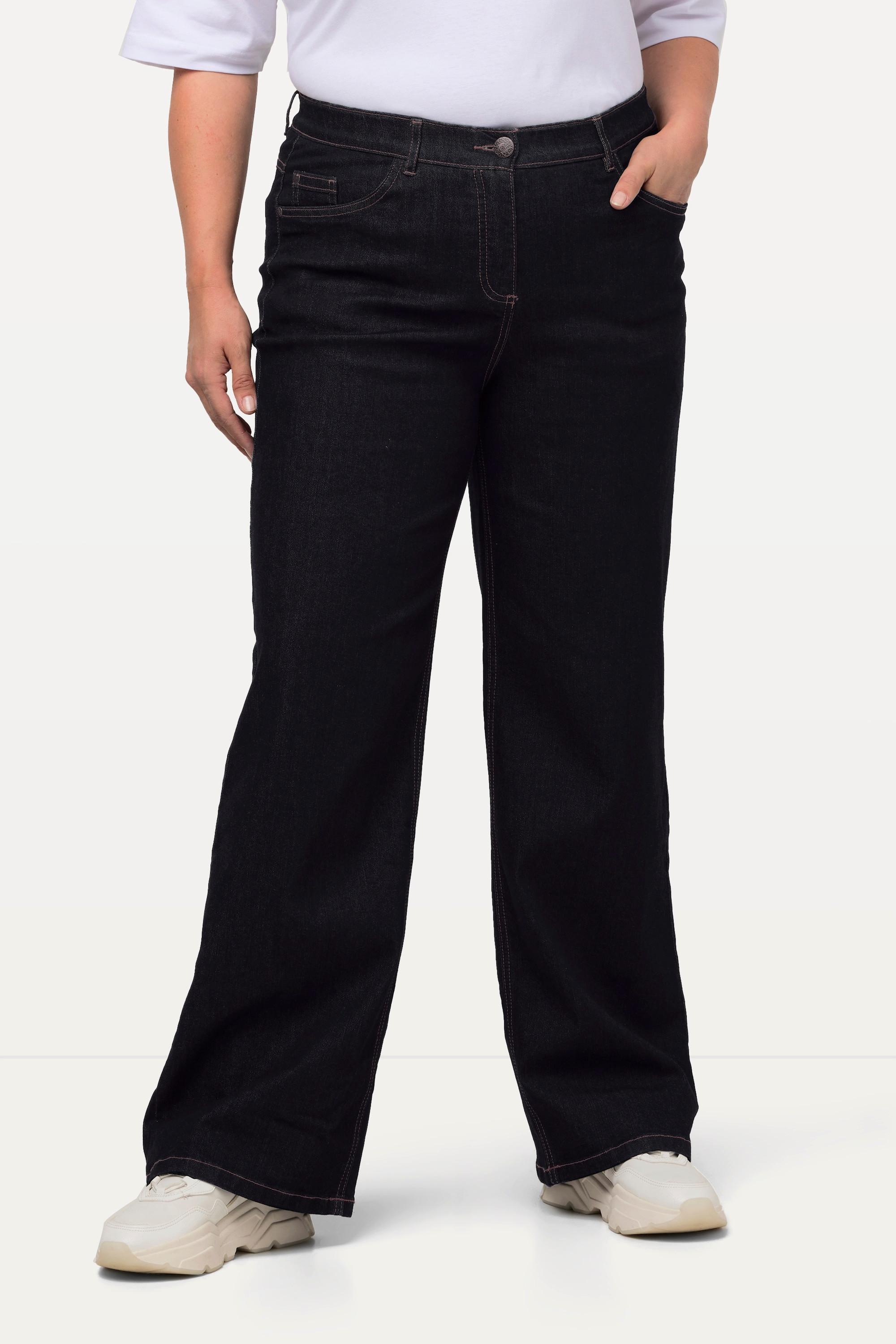 Ulla Popken Mary Gamba Larga 5 Tasche Vita Comoda Jeans  