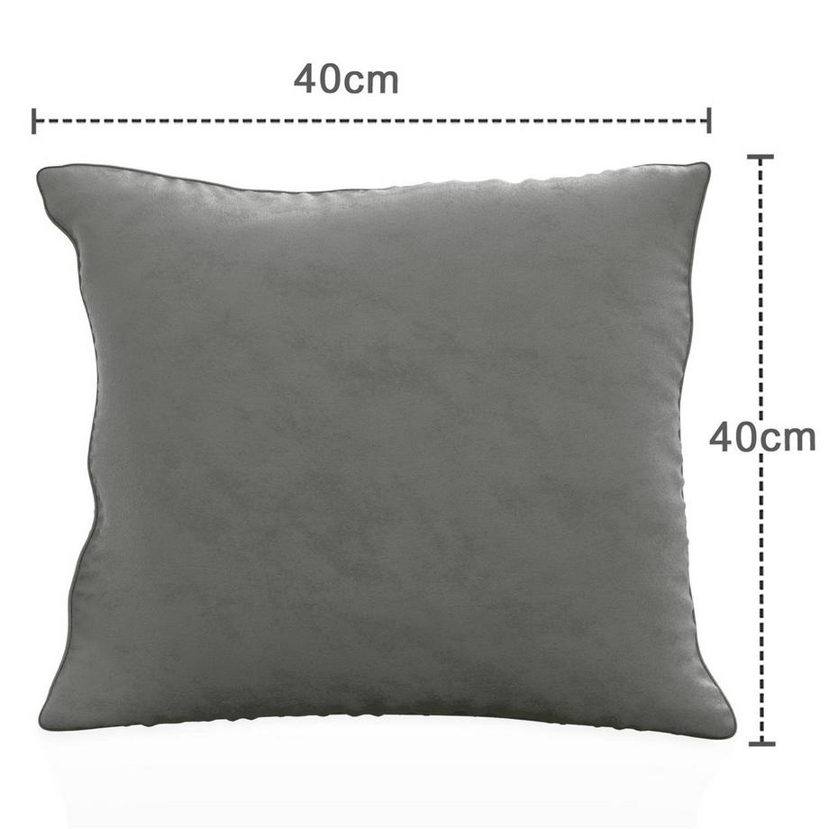 Intirilife 2x Samt Kissenbezug  
