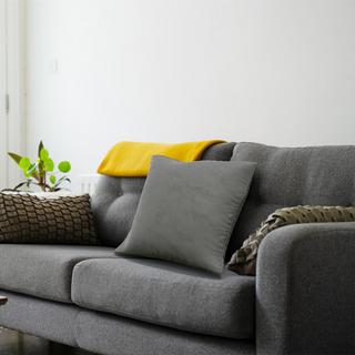 Intirilife 2x Samt Kissenbezug  