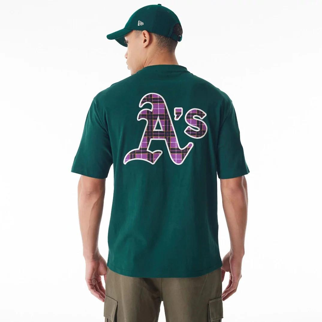 NEW ERA Oakland Athletics MLB Tartan Infill T-Shirt  