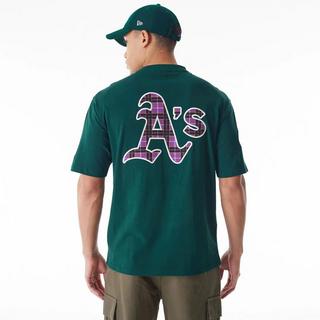 NEW ERA Oakland Athletics MLB Tartan Infill T-Shirt  