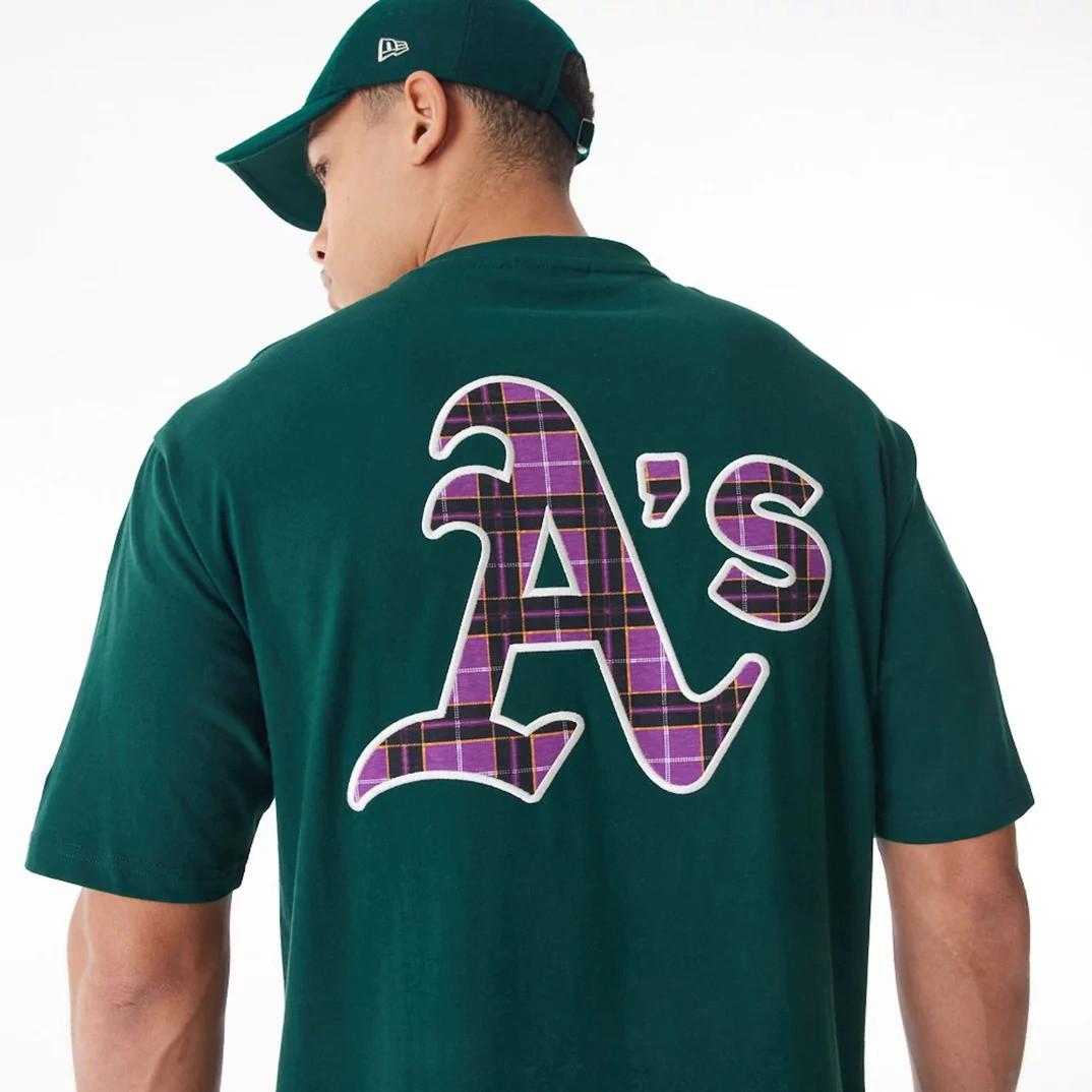 NEW ERA Oakland Athletics MLB Tartan Infill T-Shirt  