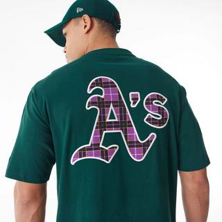 NEW ERA Oakland Athletics MLB Tartan Infill T-Shirt  