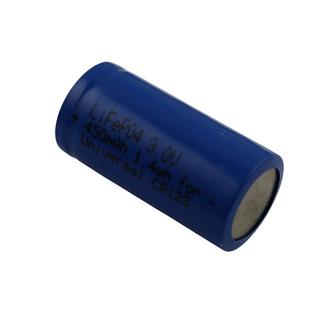 Avizar  Batterie CR123 LiFePO4 3.0V 450mAh 1.4Wh 