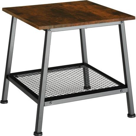 Tectake Table d’appoint BEDFORD  45,5x45x47cm  