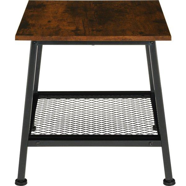 Tectake Table d’appoint BEDFORD  45,5x45x47cm  