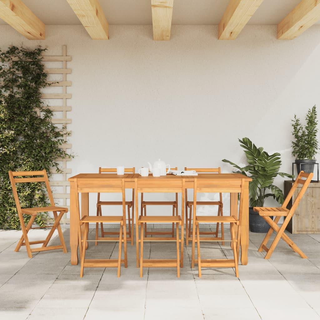 VidaXL Klappbarer bistrostuhl akazienholz  