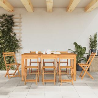 VidaXL Klappbarer bistrostuhl akazienholz  