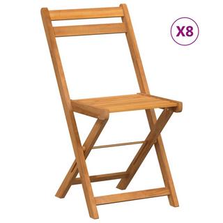 VidaXL Chaise de bistrot pliante bois d'acacia  