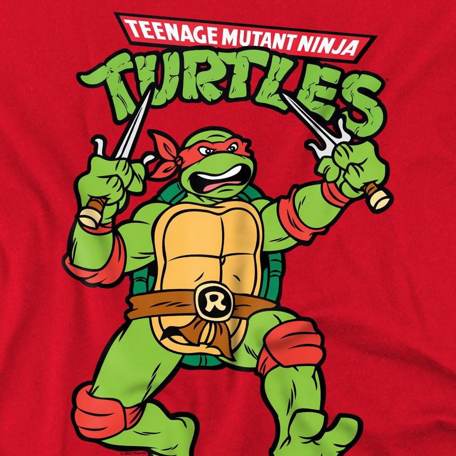 TEENAGE MUTANT NINJA TURTLE  Maglietta Raffaello Retrò 