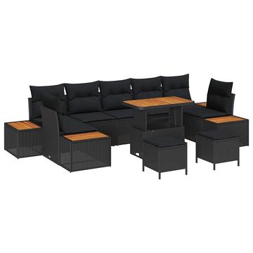 Outdoor-sofaset poly-rattan