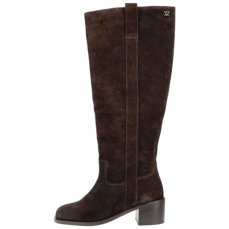 Lazamani Knielange Stiefel mit Blockabsatz  