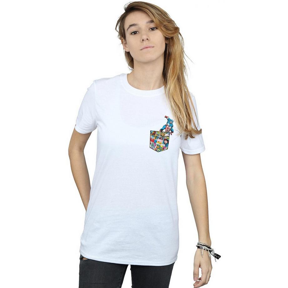 MARVEL Bedrucktes Boyfriend T-Shirt  