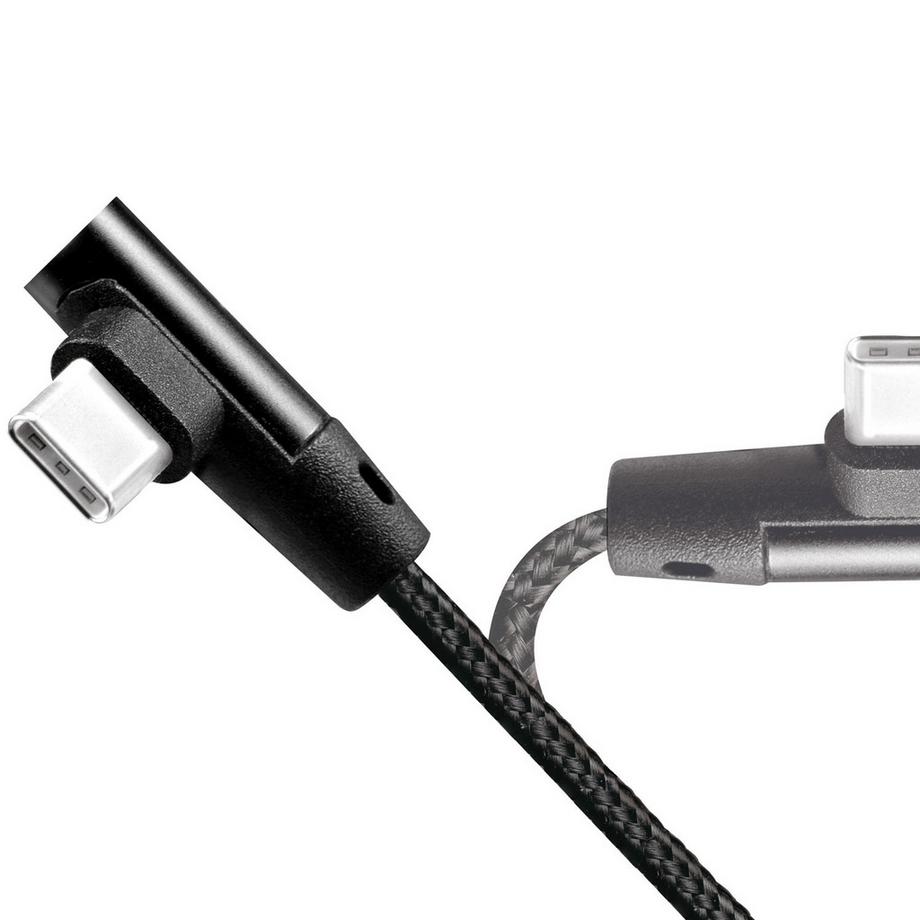 LogiLink  Abgewinkeltes USB-C-Kabel USB 2.0, max. 15 W, 0,3 m 