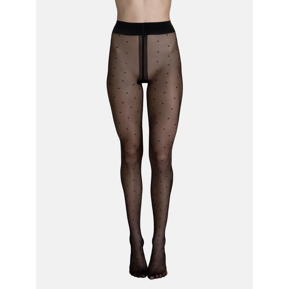 20 Puntini moda DEN Collant nero