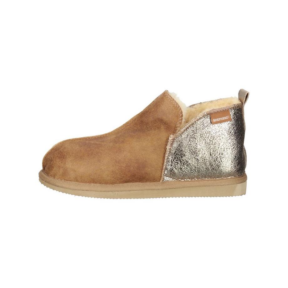 Shepherd Hausschuh mit Metallic Ferse  