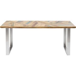 KARE Design Table abstraite chromée 180x90  