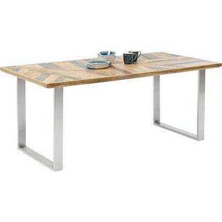 KARE Design Table abstraite chromée 180x90  