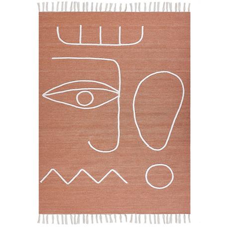 Beliani Tapis d'extérieur en Polyester Boho YAVU  