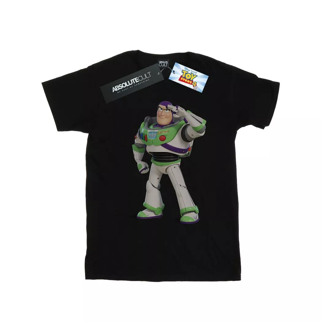 Disney - Toy Story Lightyear TShirt, für Damen, Schwarz, Größe S
