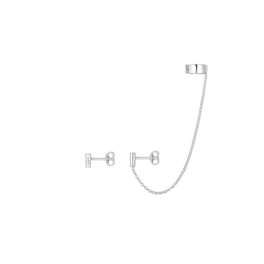 Elli  Ohrringe Earcuff  Asymmetrisch Geo 