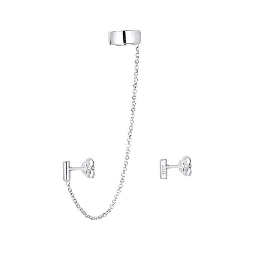 Elli  Ohrringe Earcuff  Asymmetrisch Geo 