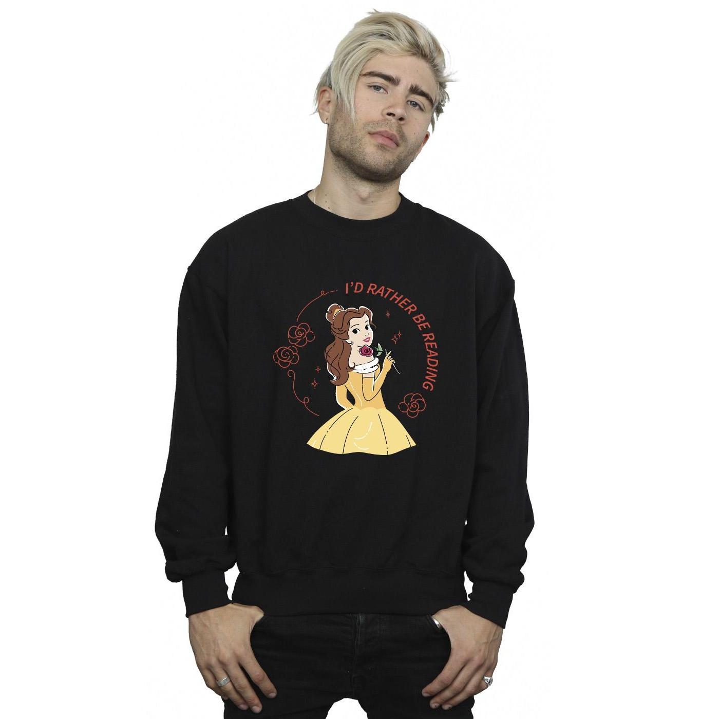 Disney  Sweat BEAUTY AND THE BEAST I'D RATHER BE READING 