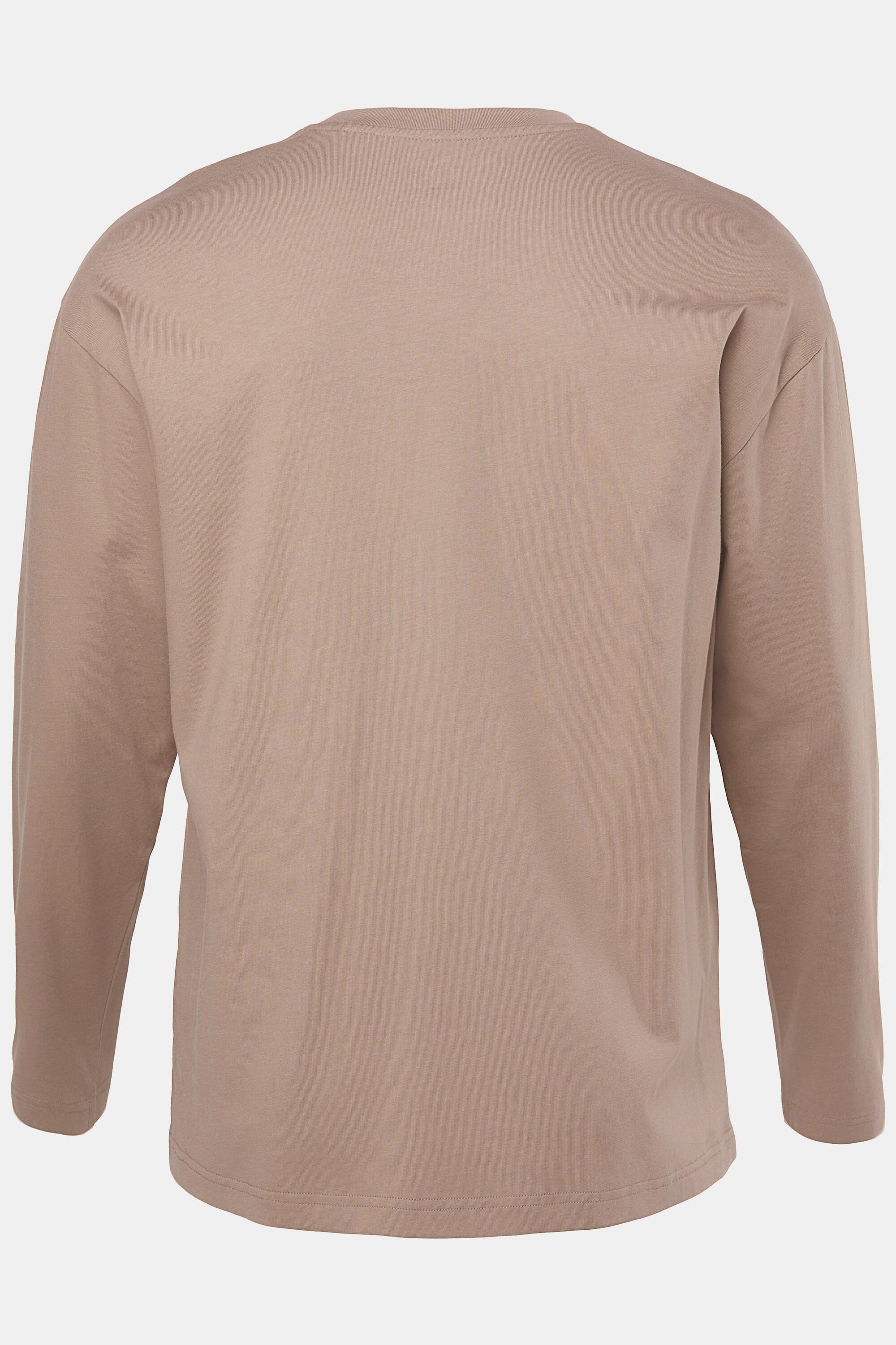 Sthuge T-shirt basique à manches longues oversize  