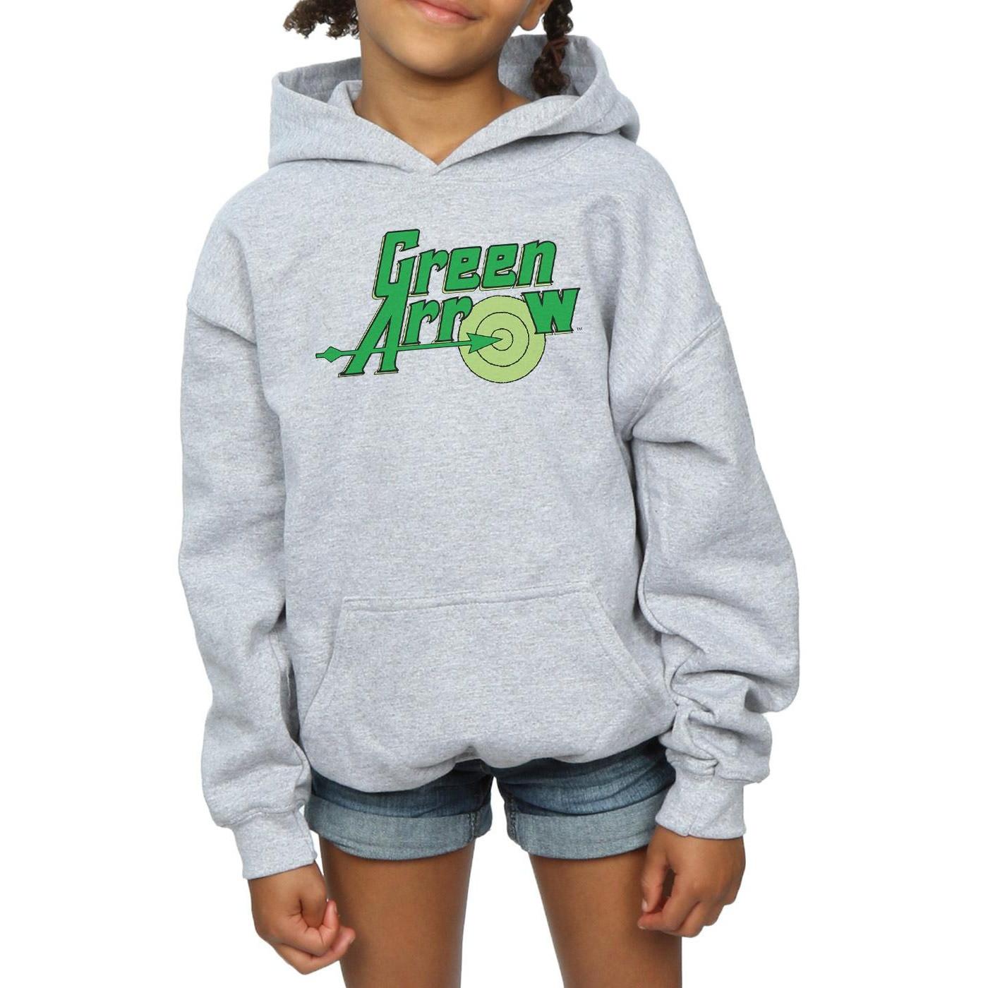 DC COMICS  Green Arrow Text Logo Kapuzenpullover 