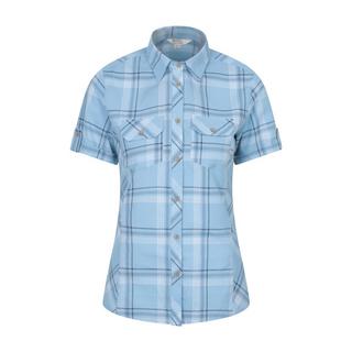 Mountain Warehouse Camicia a Quadri Maniche Corte Natale  
