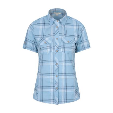 Mountain Warehouse Camicia a Quadri Maniche Corte Natale  