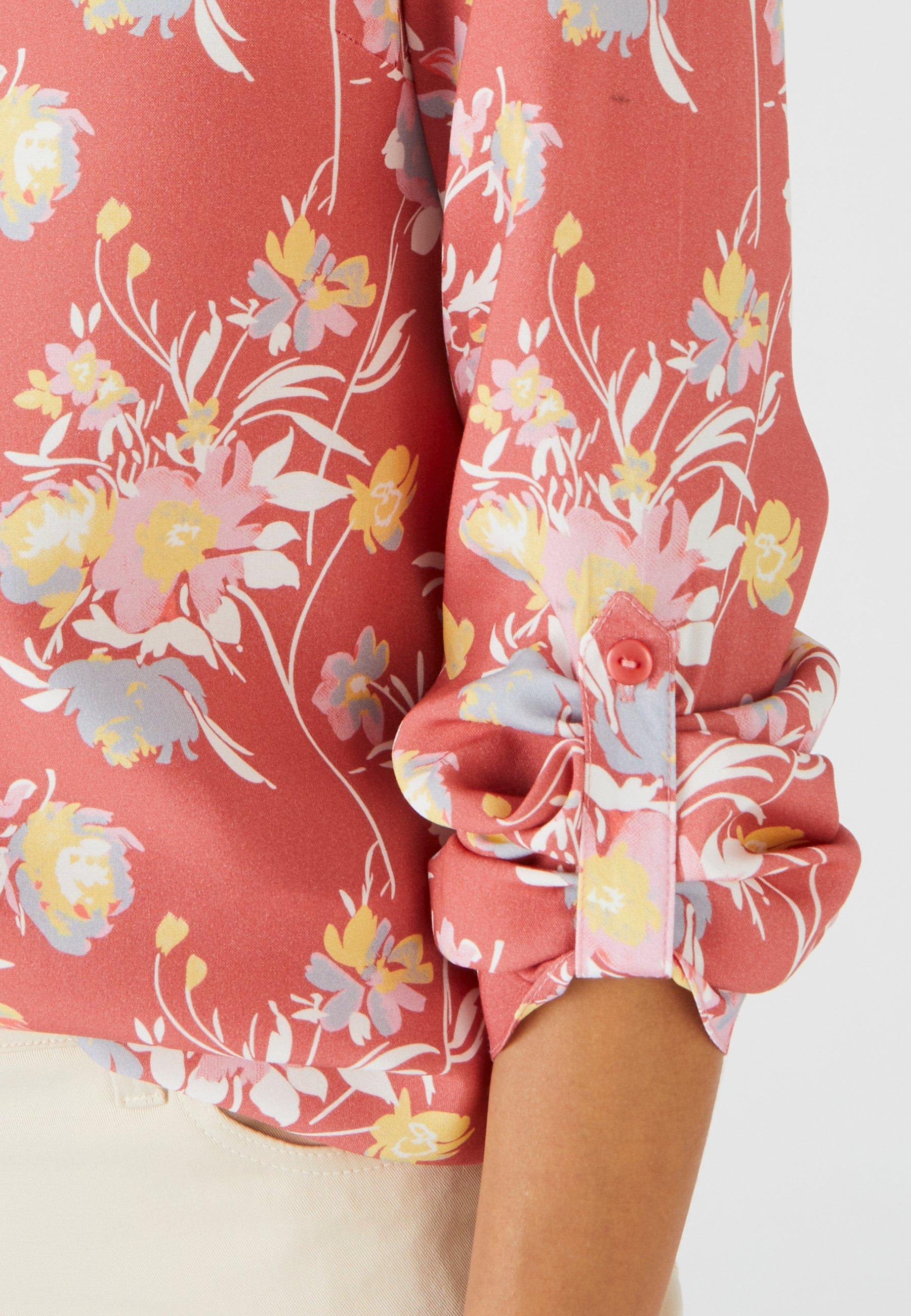Damart  Bluse aus Viskose mit Blumendruck. 