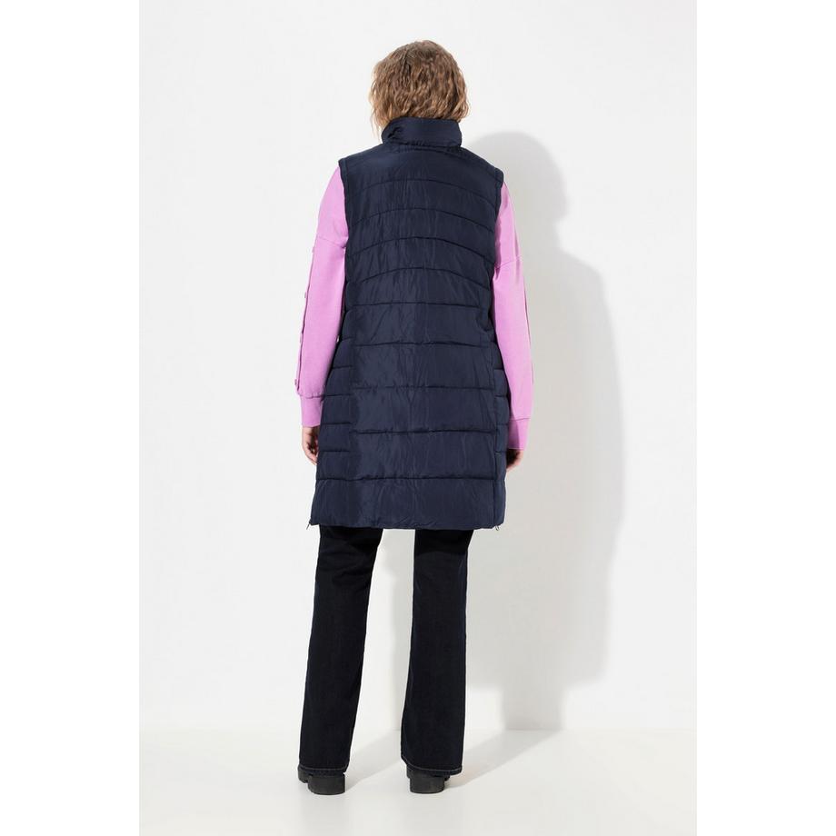 Ulla Popken Gilet trapuntato con cappuccio linea A  