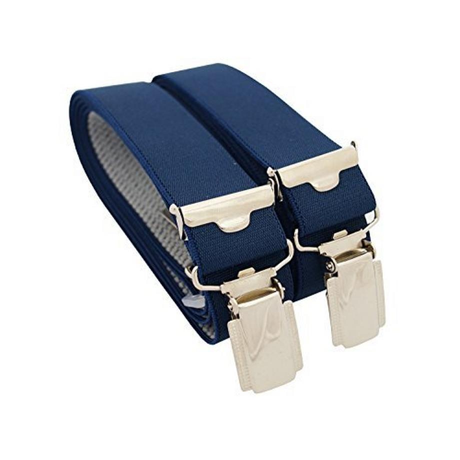 Only-bags.store Bretelle Scure con 4 Clip Stabili Larghe 25mm  