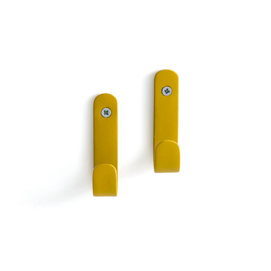 La Redoute Intérieurs Lot de 2 patères en métal acier  