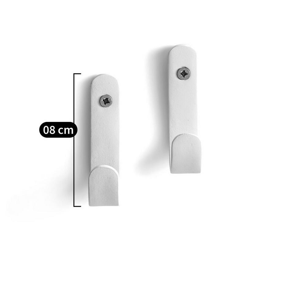 La Redoute Intérieurs Lot de 2 patères en métal acier  