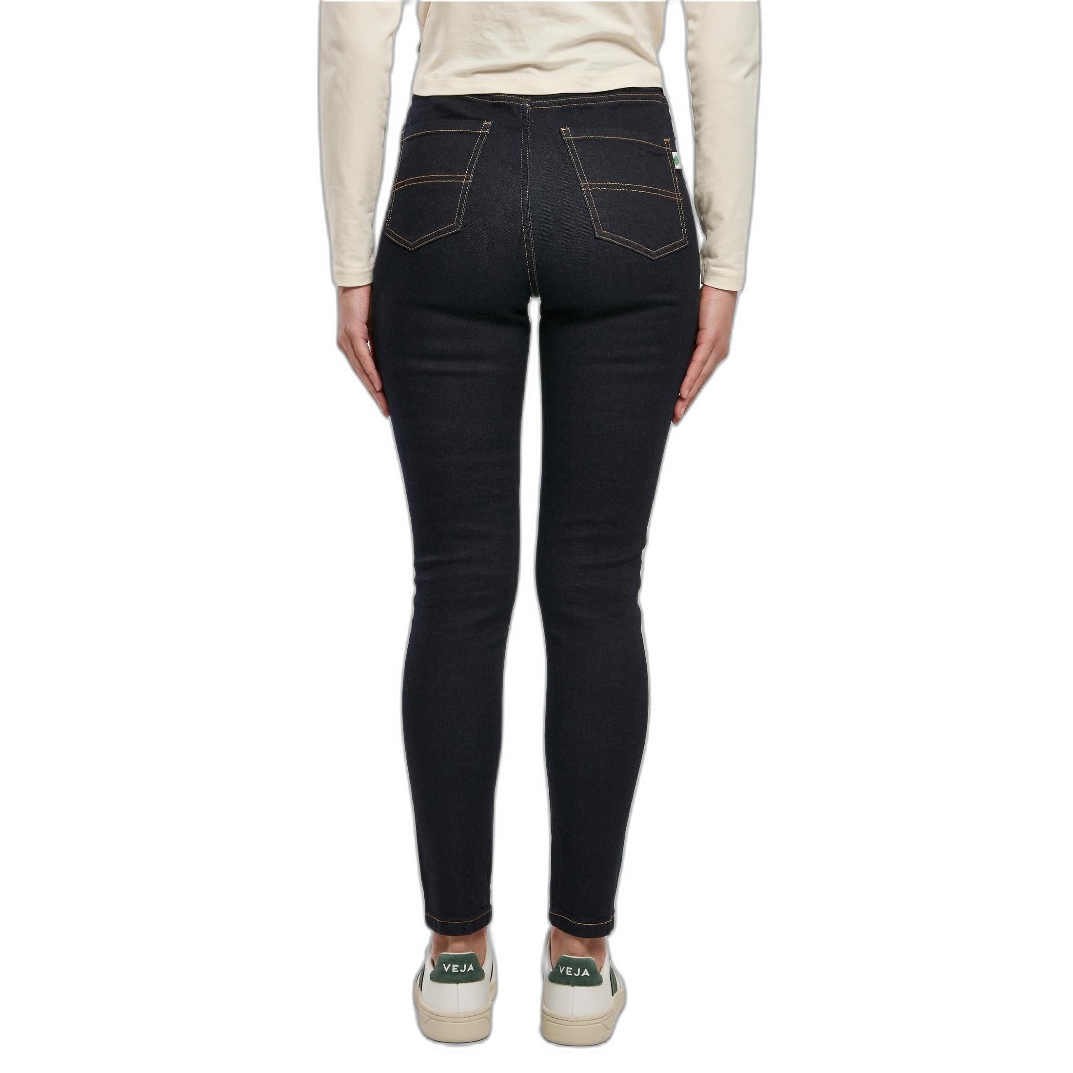 URBAN CLASSICS High Waist Organic Skinny Jeans  