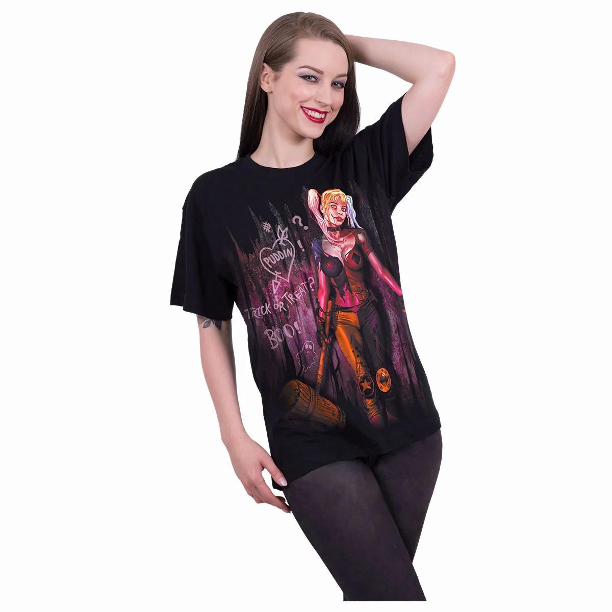 Harley Quinn  Trick Or Treat TShirt 