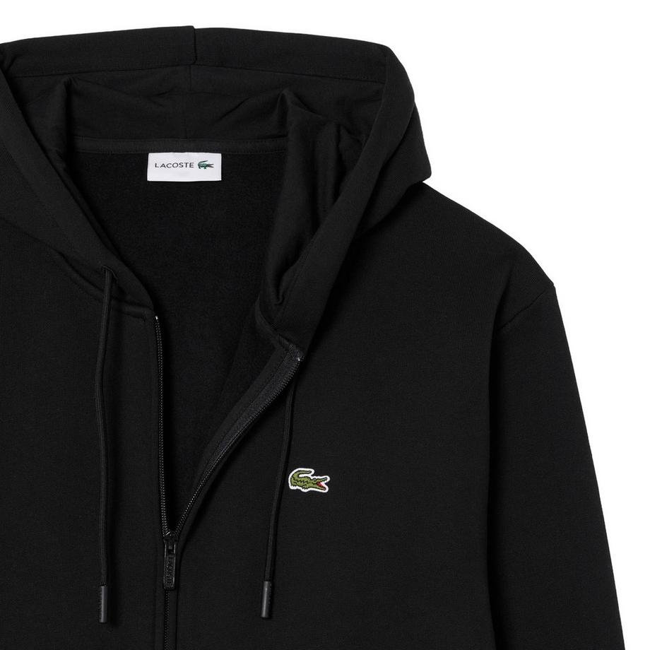 LACOSTE Bequem sitzende Fleece Zipped Front Hoodie  