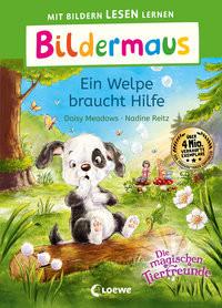 Bildermaus - Ein Welpe braucht Hilfe Meadows, Daisy; Loewe Erstlesebücher (Hrsg.); Reitz, Nadine (Illustrationen); Margineanu, Sandra (Übersetzung) Copertina rigida 