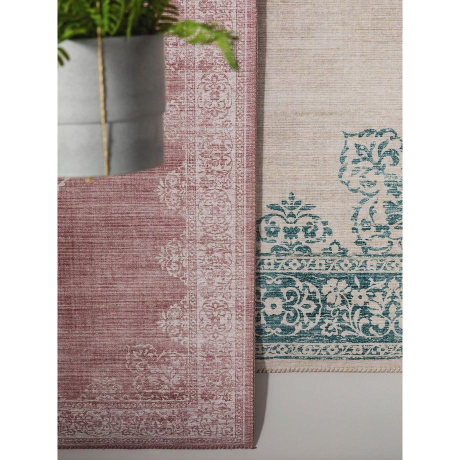 Benuta Teppich Laury Rosa  