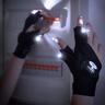 InnovaGoods  Guanti LED senza dita - neri 