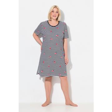 Bigshirt, cuori, girocollo / scollo tunica, mezza manica