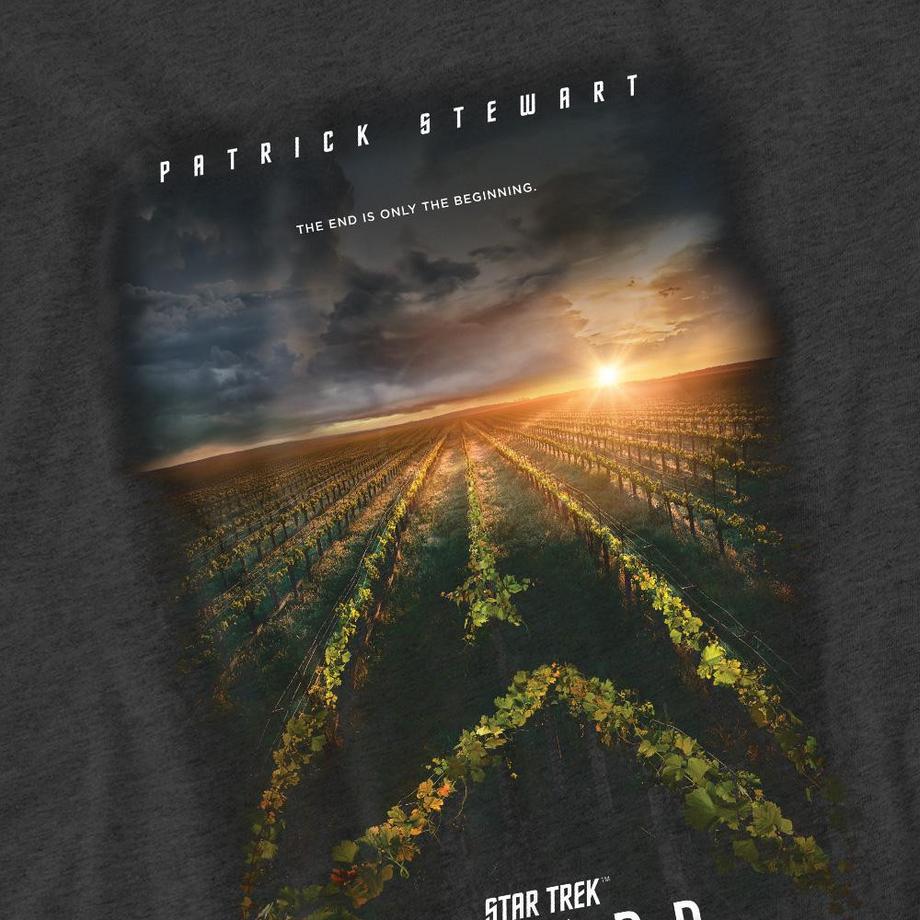 Star Trek T-Shirt con Stampa Grafica Picard  